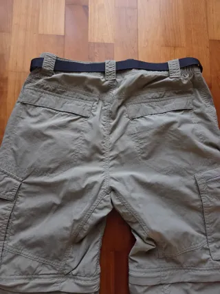 Pantalón Safari Hombre Beige Convertible