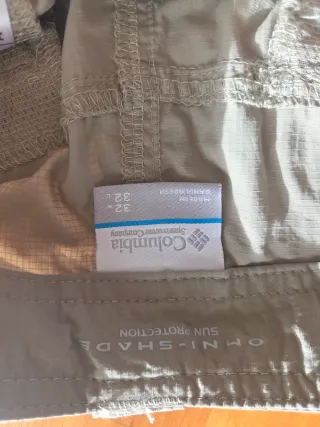 Pantalón Safari Hombre Beige Convertible