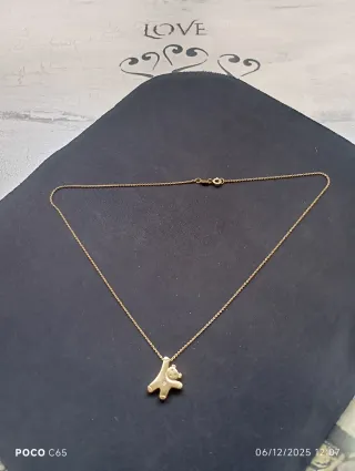 Colgante Oso Oro y Brillante