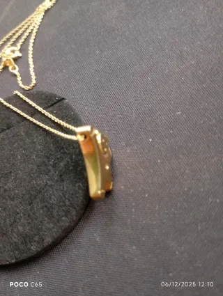 Colgante Oso Oro y Brillante