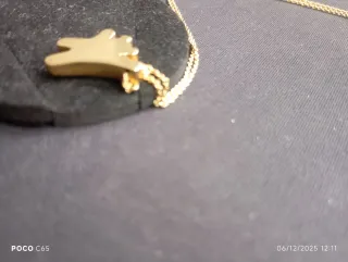 Colgante Oso Oro y Brillante