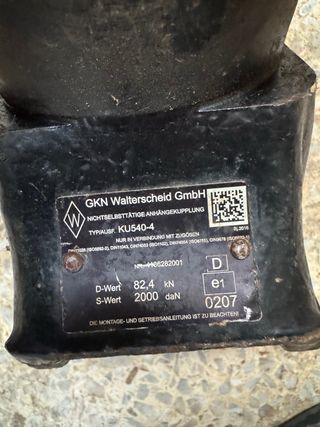 Enganche de remolque manitou