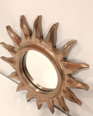 Specchio Sole Oro Portafortuna