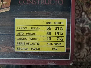 Kit Barco Madera Constructo Elbe See Ewer 1895