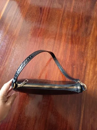 Bolso negro piel sintética