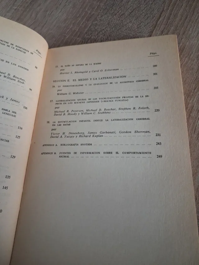 LECTURAS SOBRE COMPORTAMIENTO ANIMAL