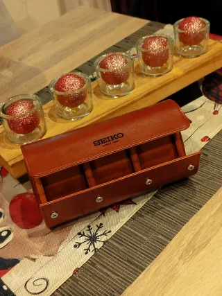Estuche Viaje Relojes Seiko.
