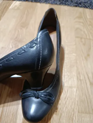 Zapatos Geox Mujer Tacón Medio Cómodos Negros