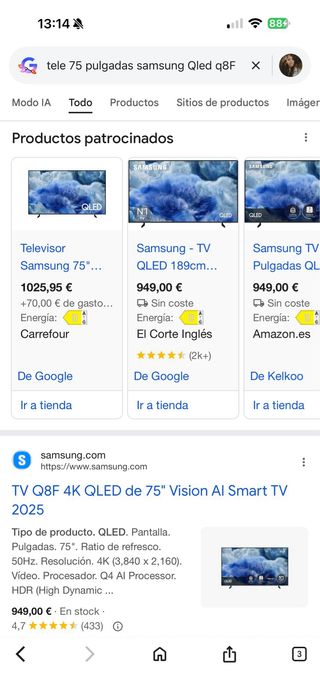 Televisor Samsung Nuevo oferta