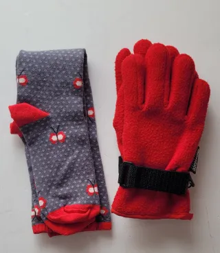 Guantes y calcetines niña