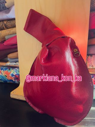Bolso Azuma Bukuro Piel 1 rojo 1 serpiente 1 camel