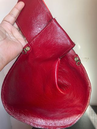 Bolso Azuma Bukuro Piel 1 rojo 1 serpiente 1 camel