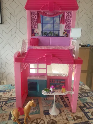 Casa de Barbie rosa