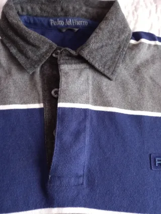 Polo Pedro del hierro Rayas Talla L