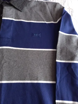 Polo Pedro del hierro Rayas Talla L