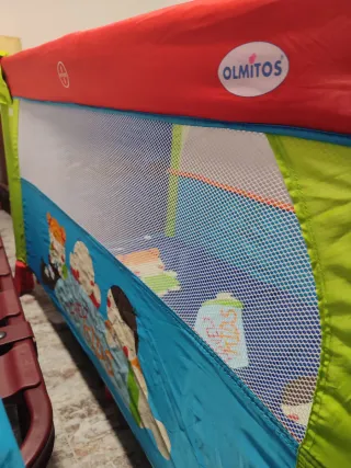 Cuna de viaje Olmitos y colchón plegable