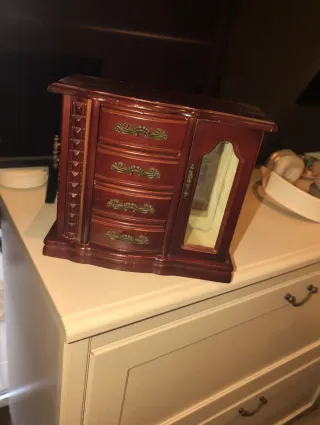 Joyero vintage madera