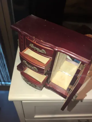 Joyero vintage madera