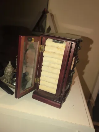 Joyero vintage madera