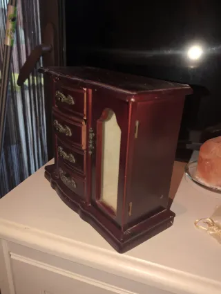 Joyero vintage madera