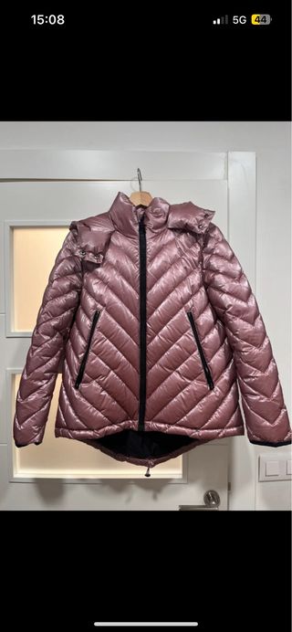 Anorak Bimba y Lola Rosa Metalizado