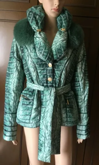 Giacca Donna Monica Magni Tg IT 44 DE 38 pelliccia