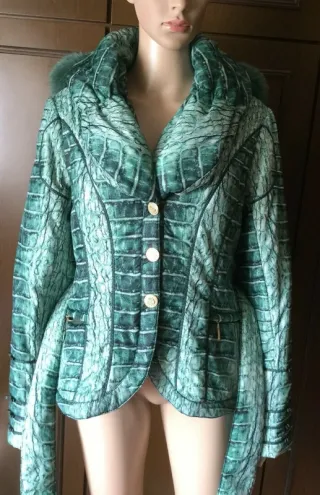 Giacca Donna Monica Magni Tg IT 44 DE 38 pelliccia