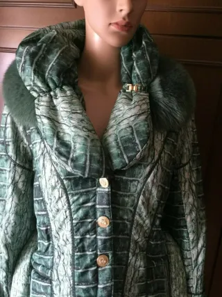 Giacca Donna Monica Magni Tg IT 44 DE 38 pelliccia