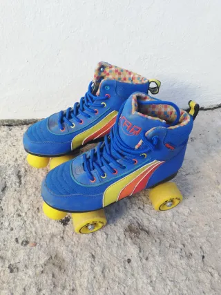 Patines Rio Roller Old School Azules. Talla 37