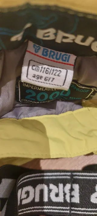 Pantalón de esquí Brugi para niñ@s talla 6-7