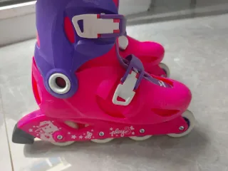 Patines rosas y morados talla 34-36