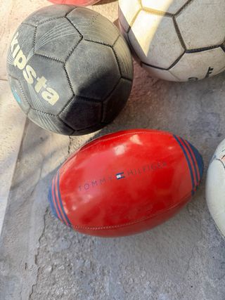 Lote 17 Balones Fútbol y Varios