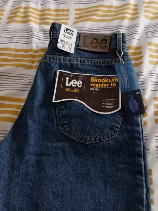 Pantalón Vaquero Lee Regular Fit Azul Talla M