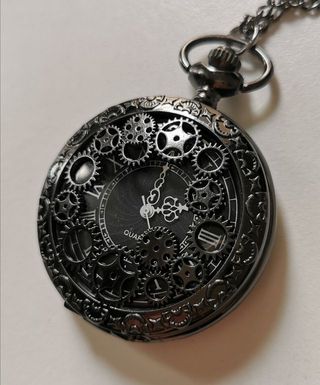 LOTE Moneda Croacia + Reloj Bolsillo Steampunk