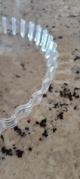 Molde tarta rizado cristal