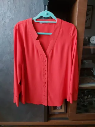 Camisa roja mujer