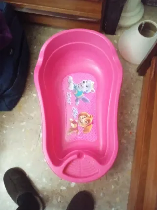 Bañera rosa Patrulla Canina