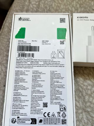 Oppo A5x + Caricabatterie Xiaomi 22.5W