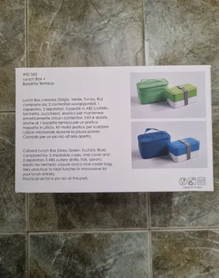 Lunch box con borsa termica WD Lifestyle