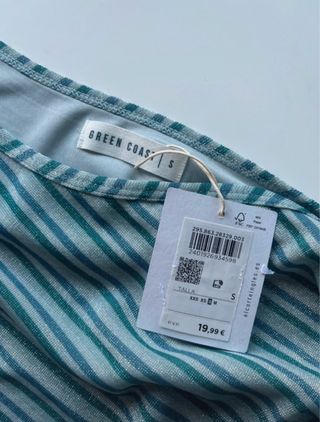 Top brillante Green Coast Talla S