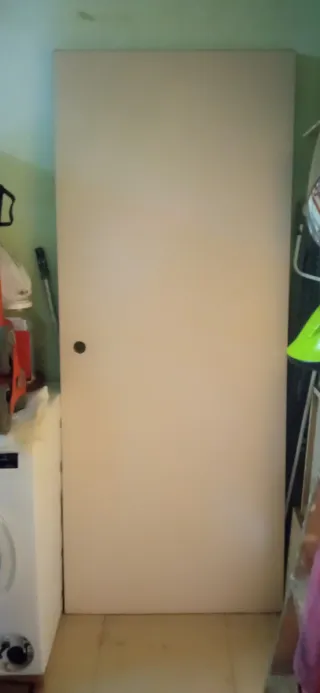 Puerta blindada madera