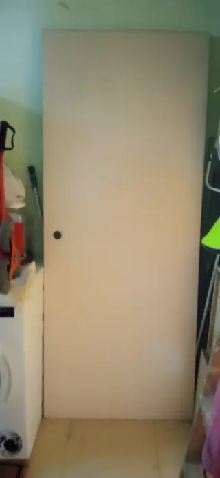 Puerta blindada madera