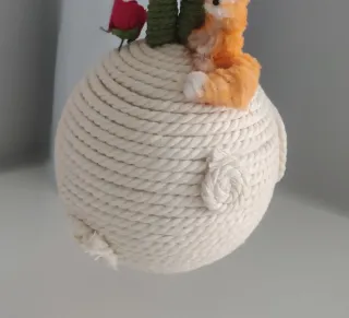 Carrusel móvil El Principito macramé