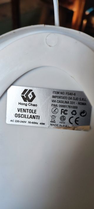 Ventilatore da tavolo Hong Chao