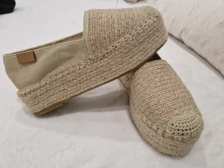 Alpargatas Vidorreta Beige Mujer