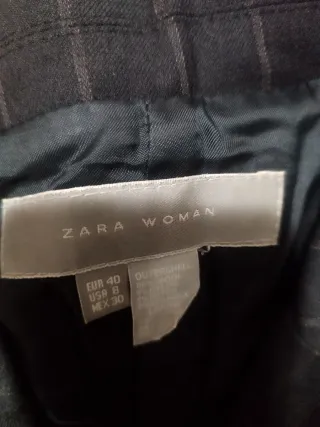 Americana Raya Gris y Negra