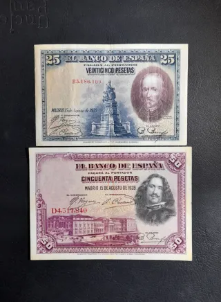 🇪🇸 Billetes España 1928