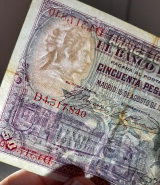 🇪🇸 Billetes España 1928