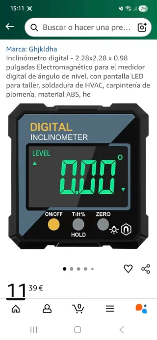 Inclinómetro Digital