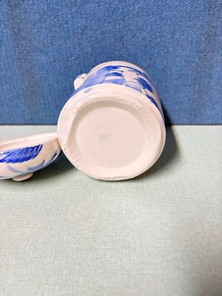 Vaso cinese porcellana bianco/blu